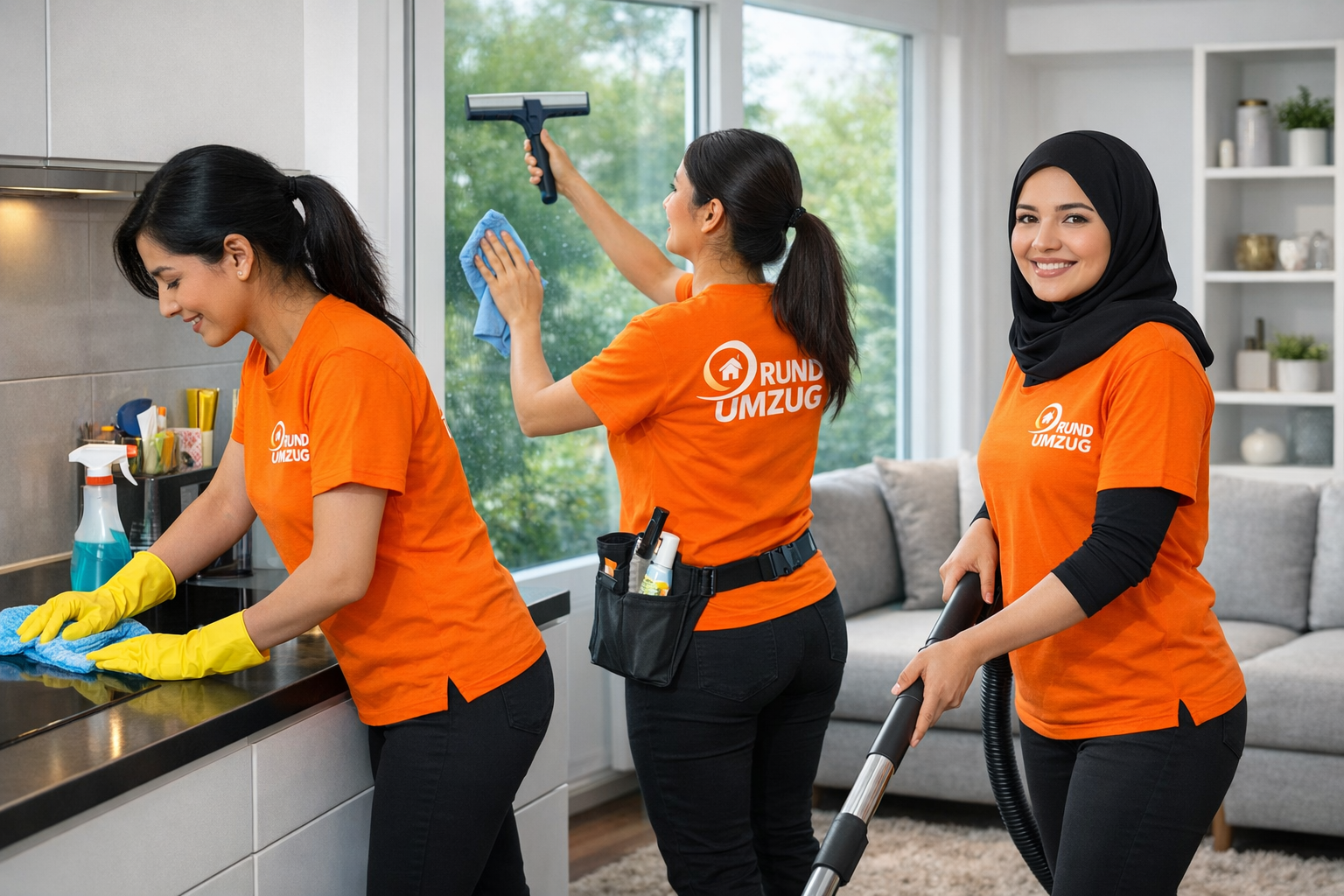 Professionelle Wohnungsreinigung mit Rund Umzug GmbH | Sauber, zuverlässig & effizient